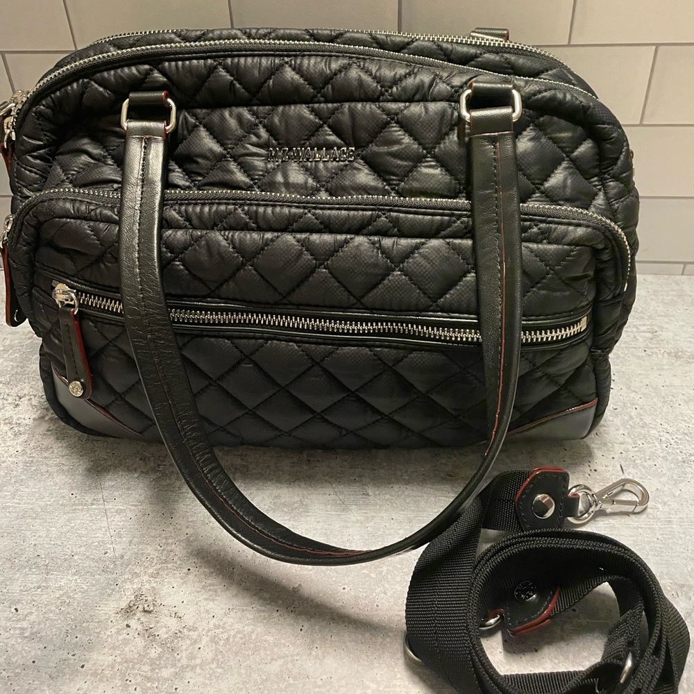 MZ Wallace Black Medium Crosby